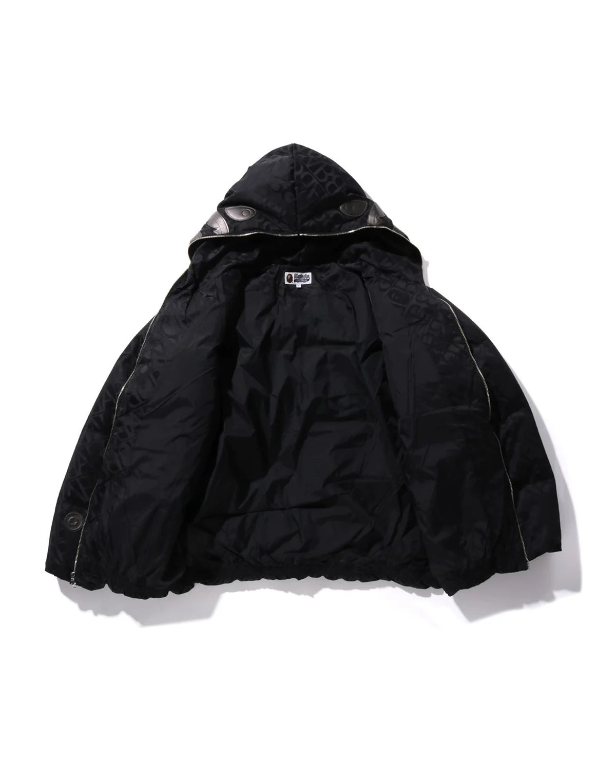 Sport Monogram Shark Hoodie Puffer Down Jacket