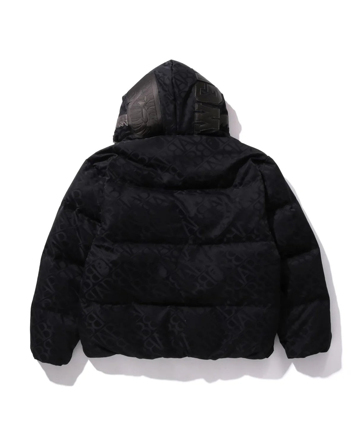 Sport Monogram Shark Hoodie Puffer Down Jacket