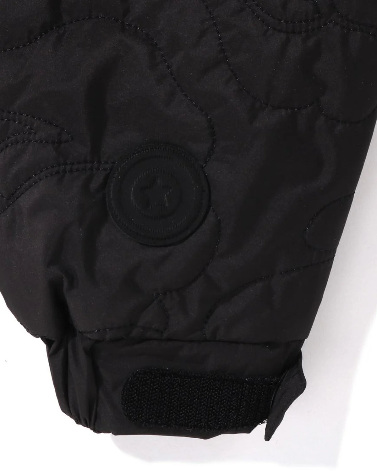 Line Camo Quilted Nylon Shark Full Zip Jacket
