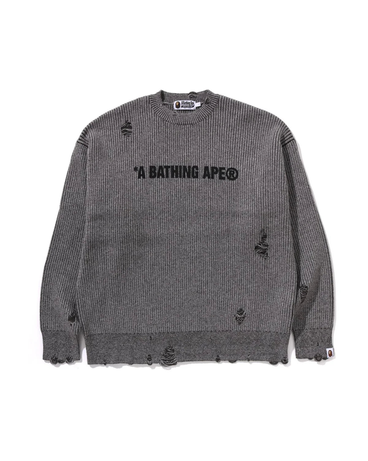 Damage Relaxed Fit BAPE Sweater