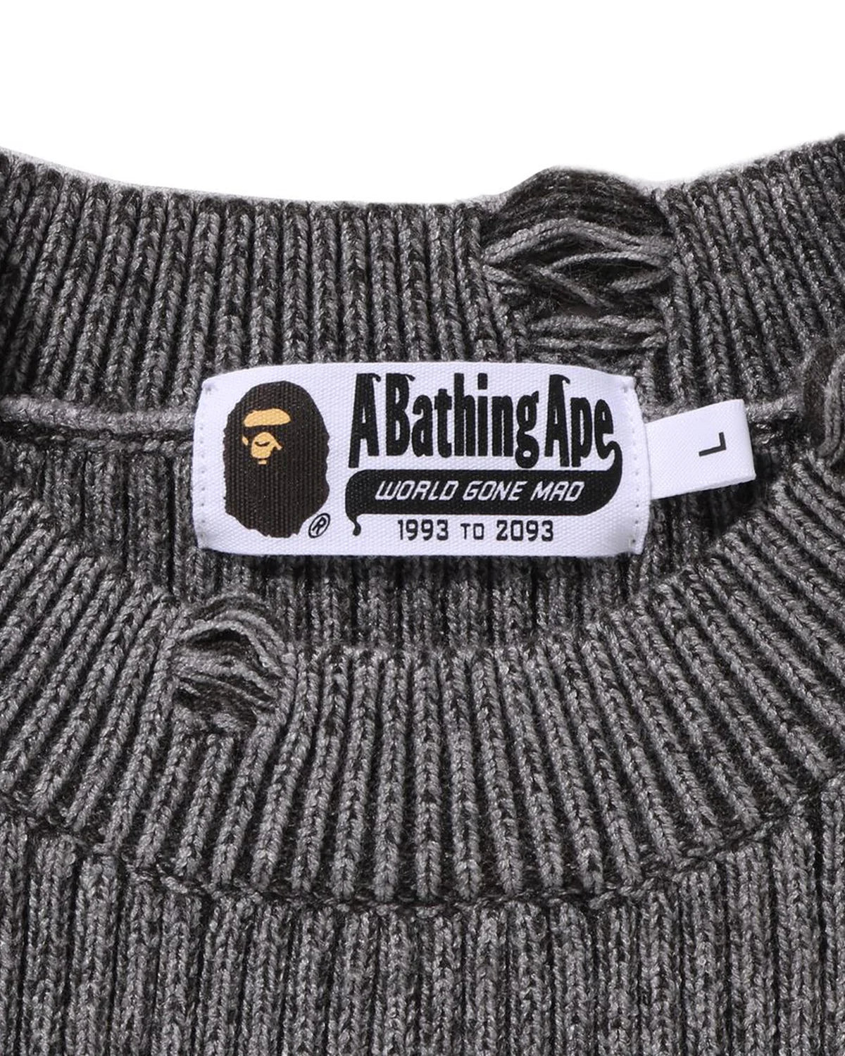 Damage Relaxed Fit BAPE Sweater