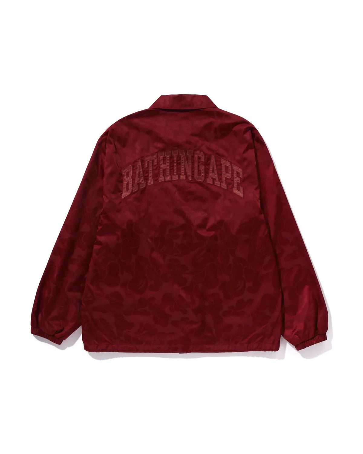 Tonal Solid Camo Coach Jacket