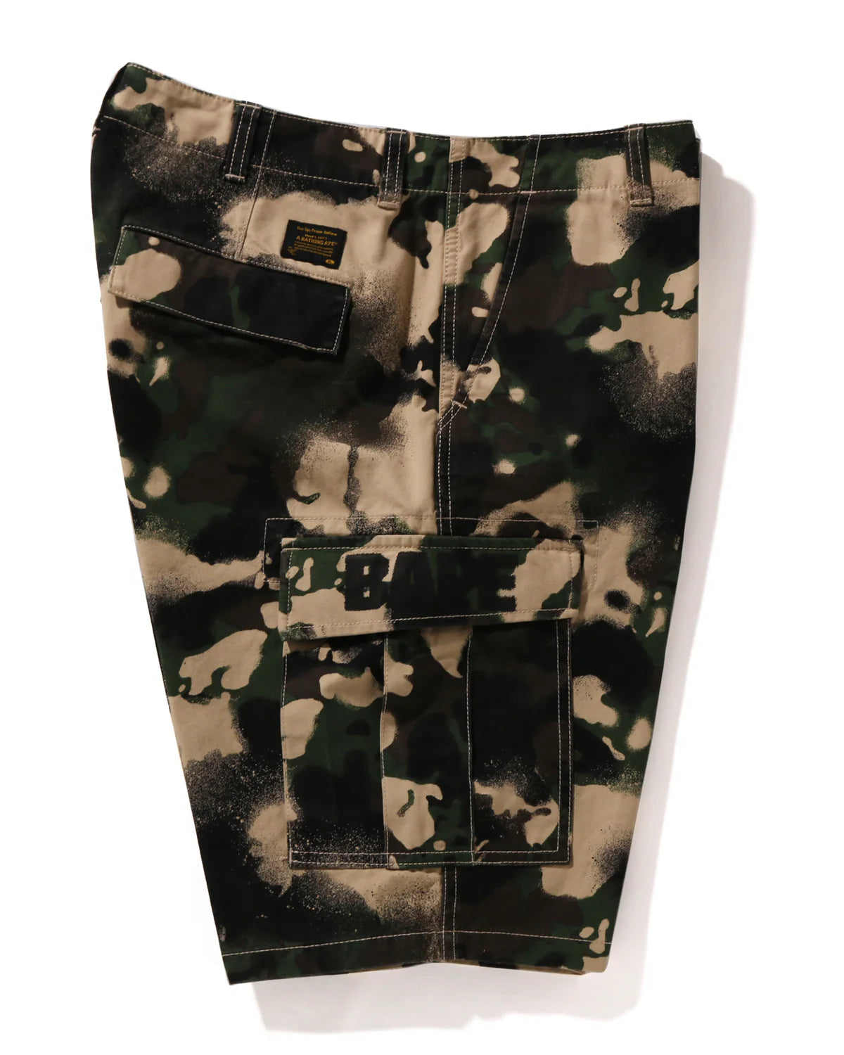 Map Camo Regular Fit Cargo Shorts