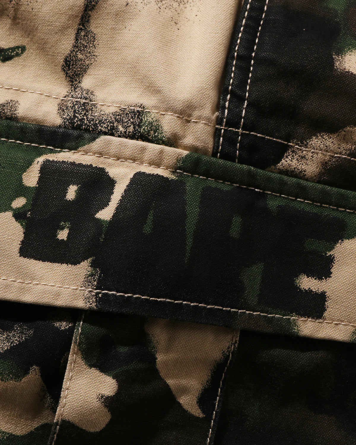 Map Camo Regular Fit Cargo Shorts