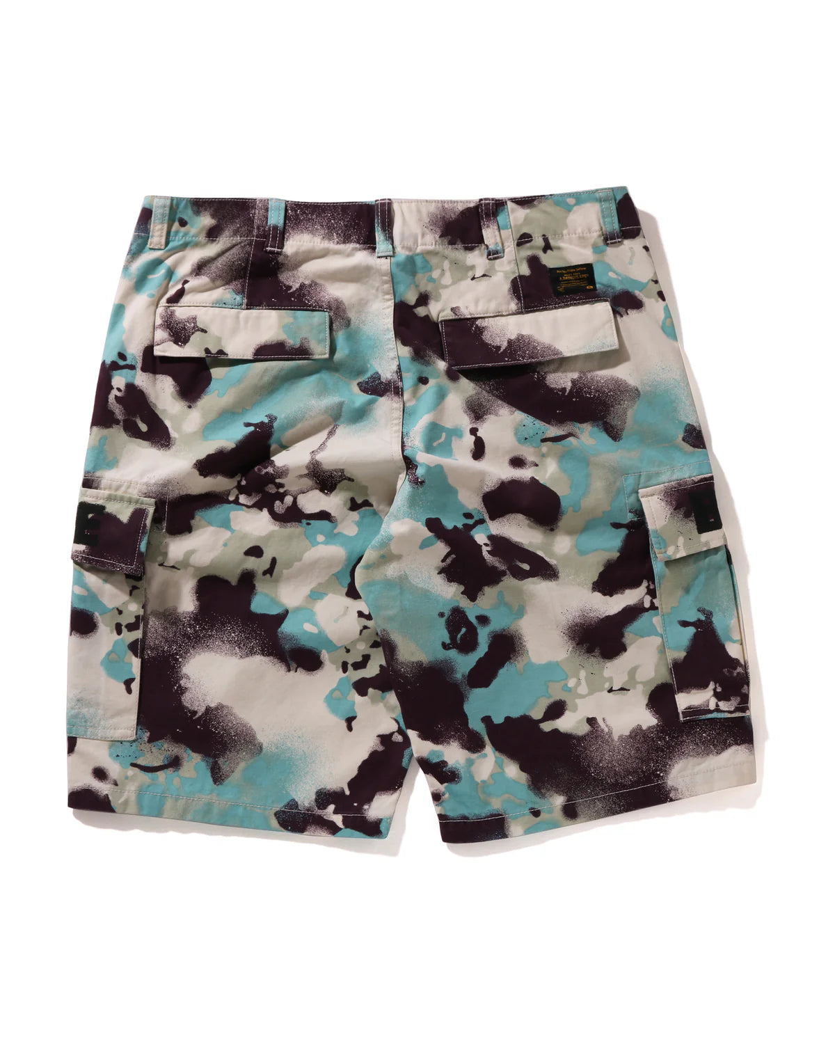 Map Camo Regular Fit Cargo Shorts