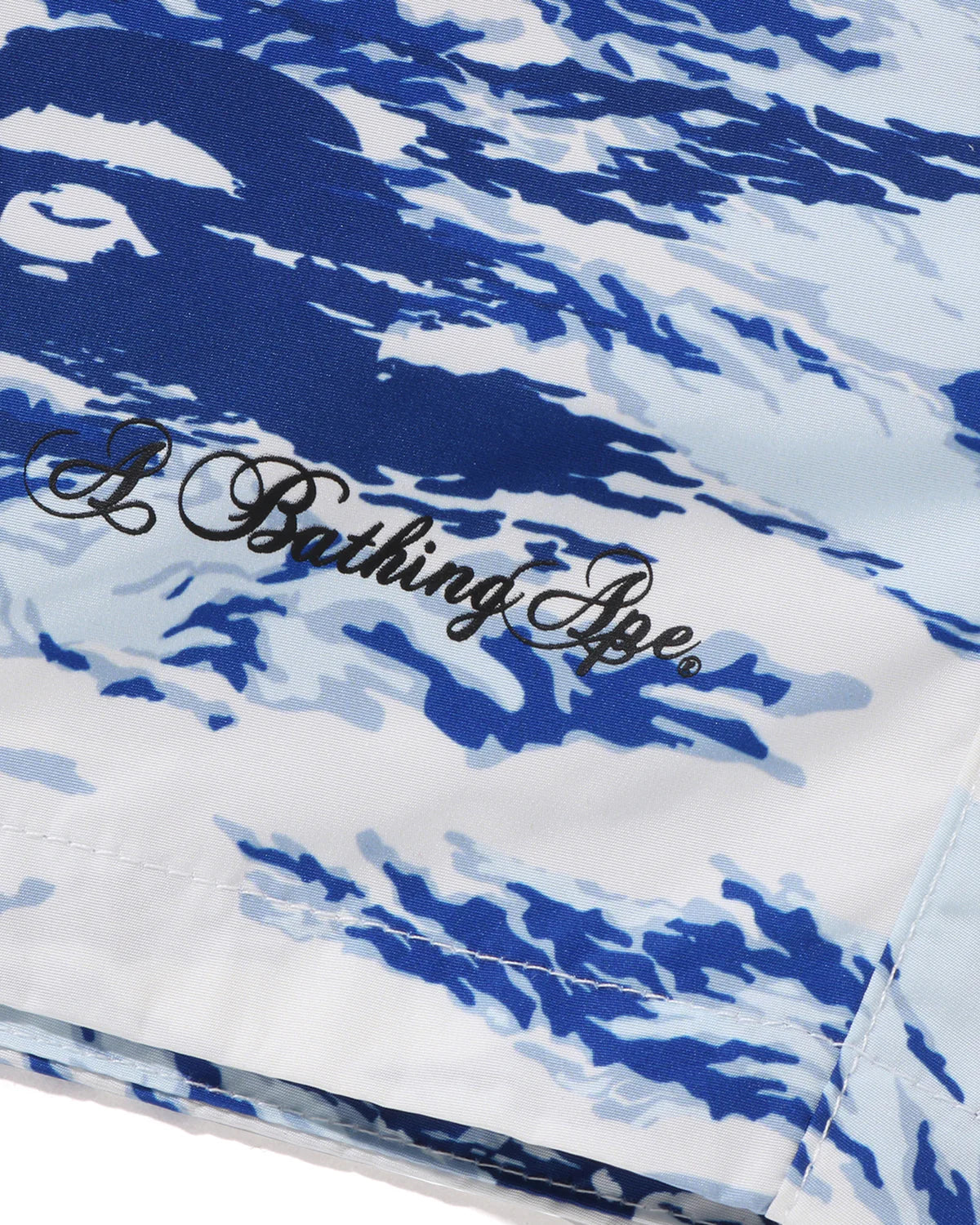 Palm Tree Camo Relaxed Fit Beach Shorts