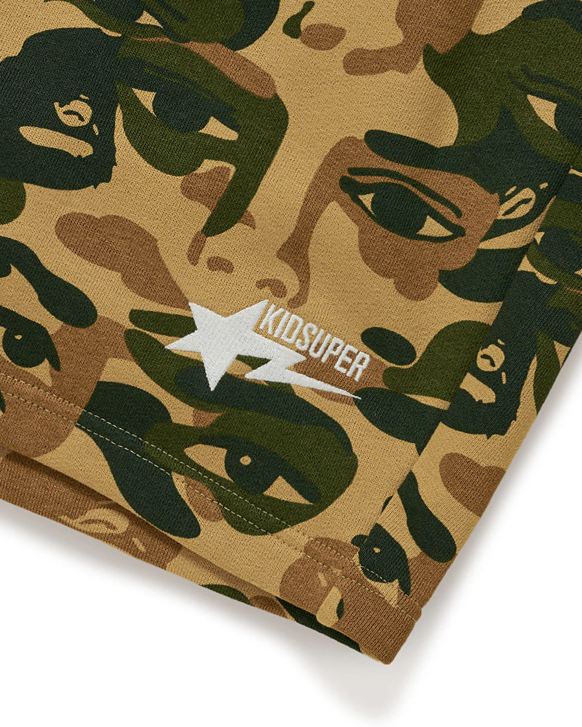BAPE X Kidsuper Camo Sweat Shorts