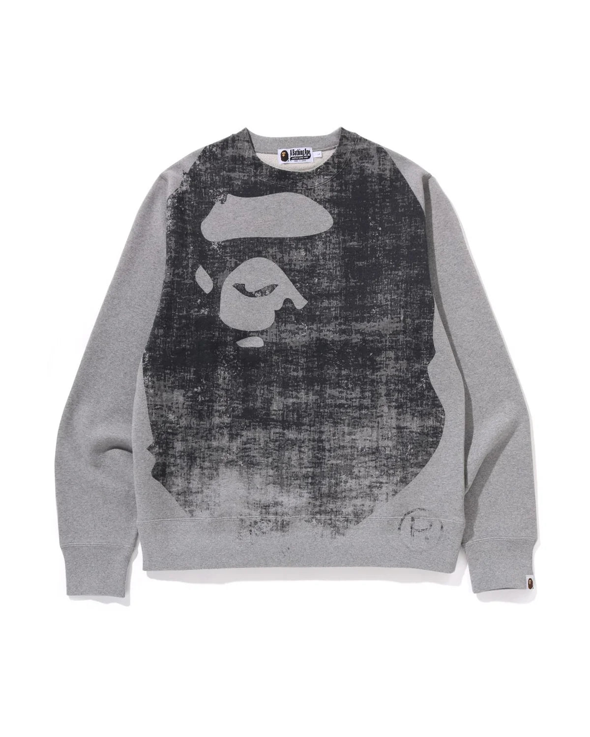 Ape Head Over Print Crewneck Sweat
