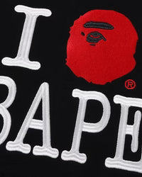 I Love BAPE Pullover Hoodie