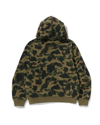 1st Camo Heavy Wash Cropped Fit Zip Hoodie