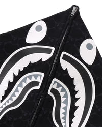 College Monogram Relaxed Fit Shark Full Zip Hoodie