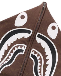 College Monogram Relaxed Fit Shark Full Zip Hoodie