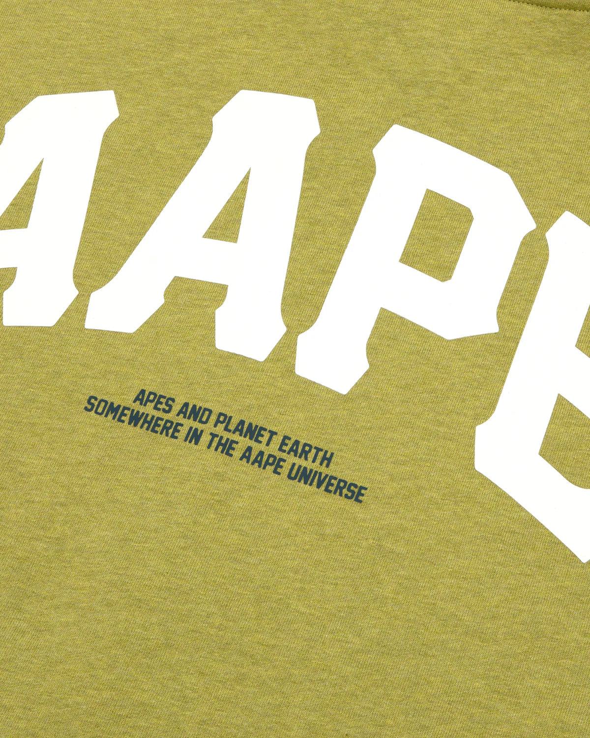 AAPEUNVS moonface logo zip-up hoodie