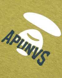 AAPEUNVS moonface logo zip-up hoodie