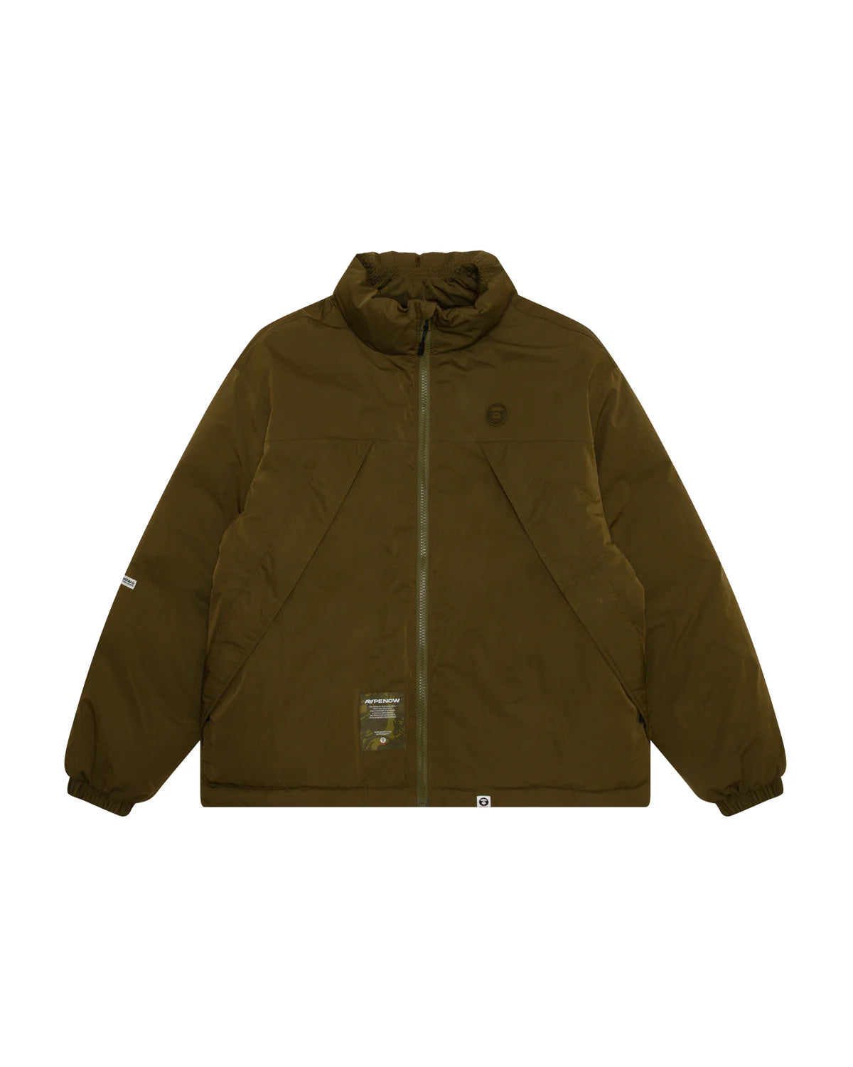AAPE NOW moonface logo puffer jacket