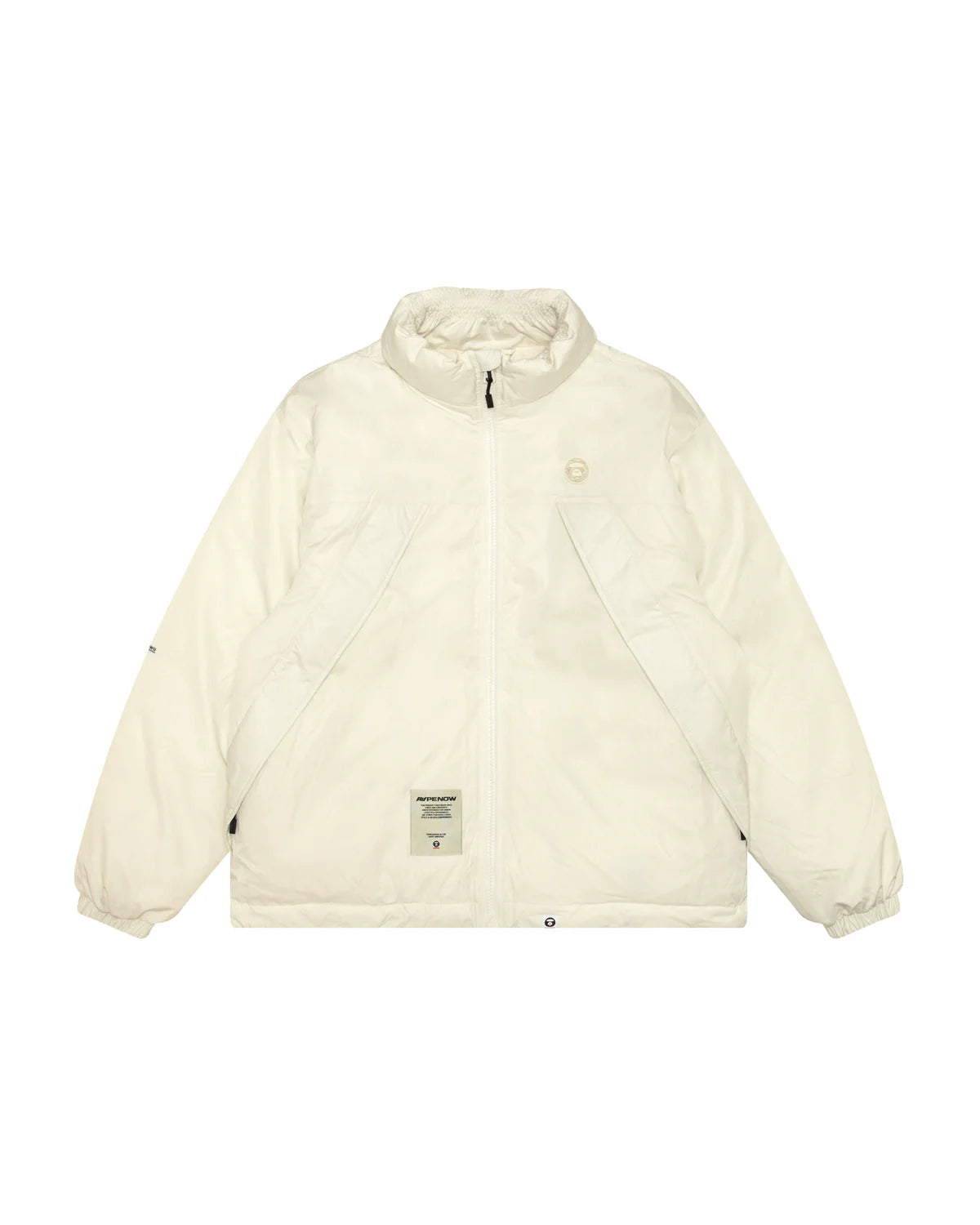 AAPE NOW moonface logo puffer jacket