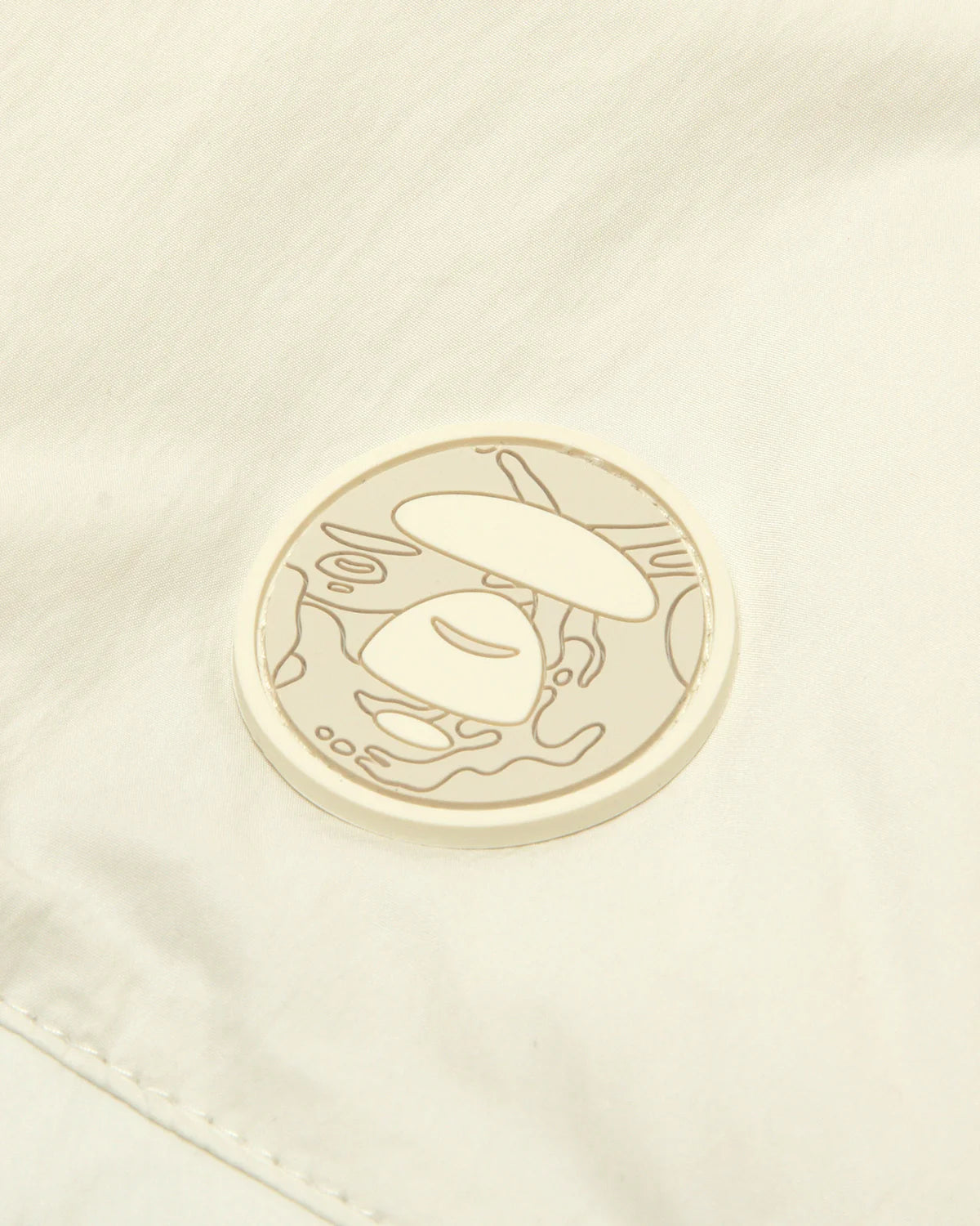 AAPE NOW moonface logo puffer jacket