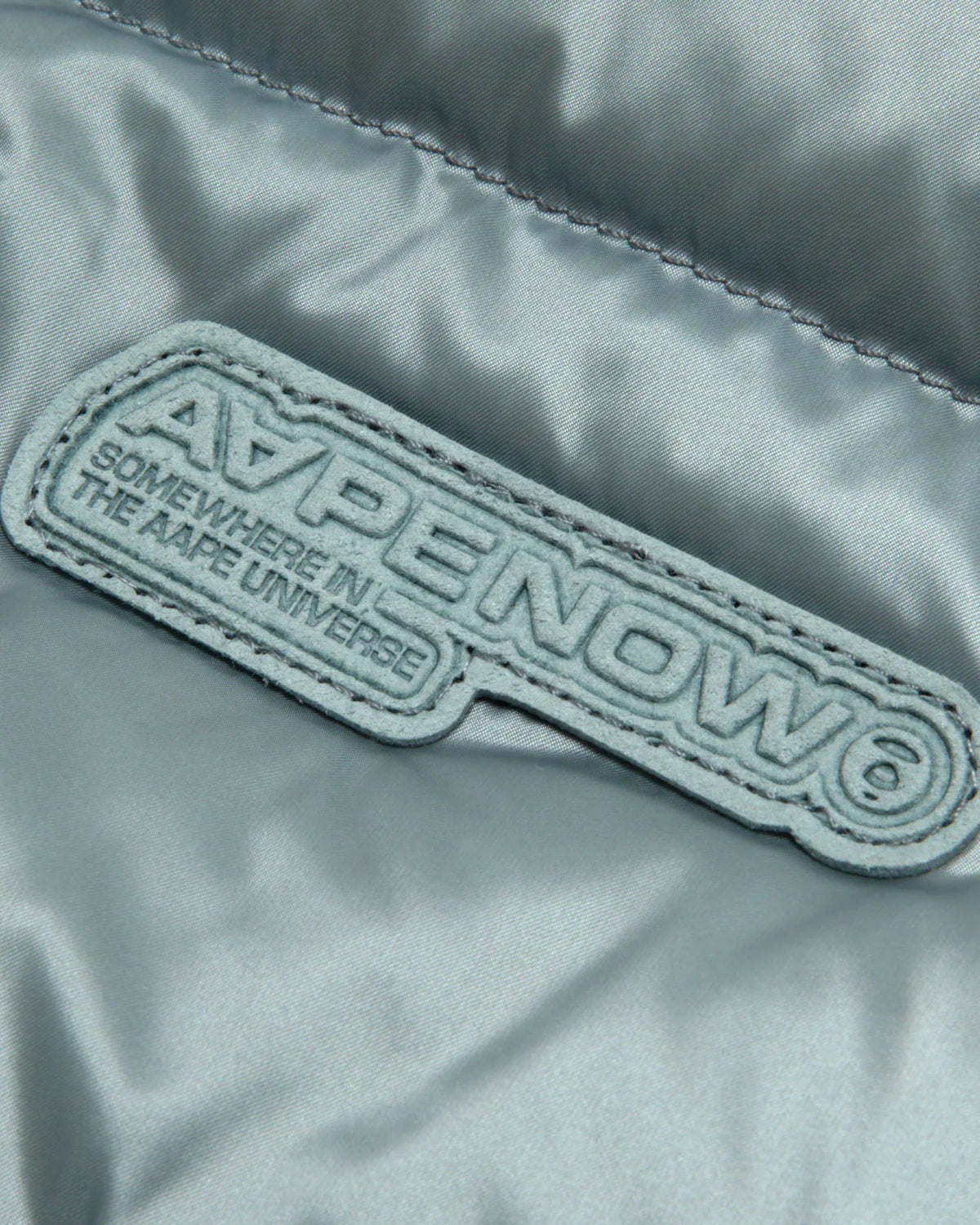 AAPENOW moonface logo puffer jacket