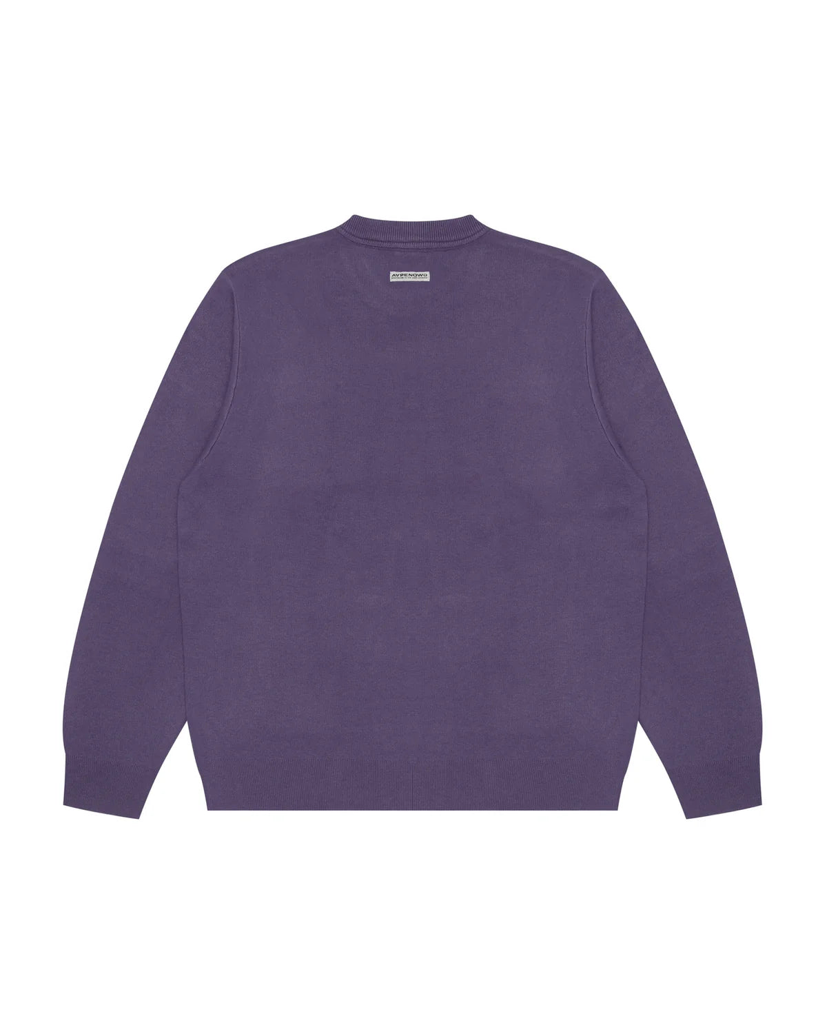 Moonface logo crew neck knit sweatshirt