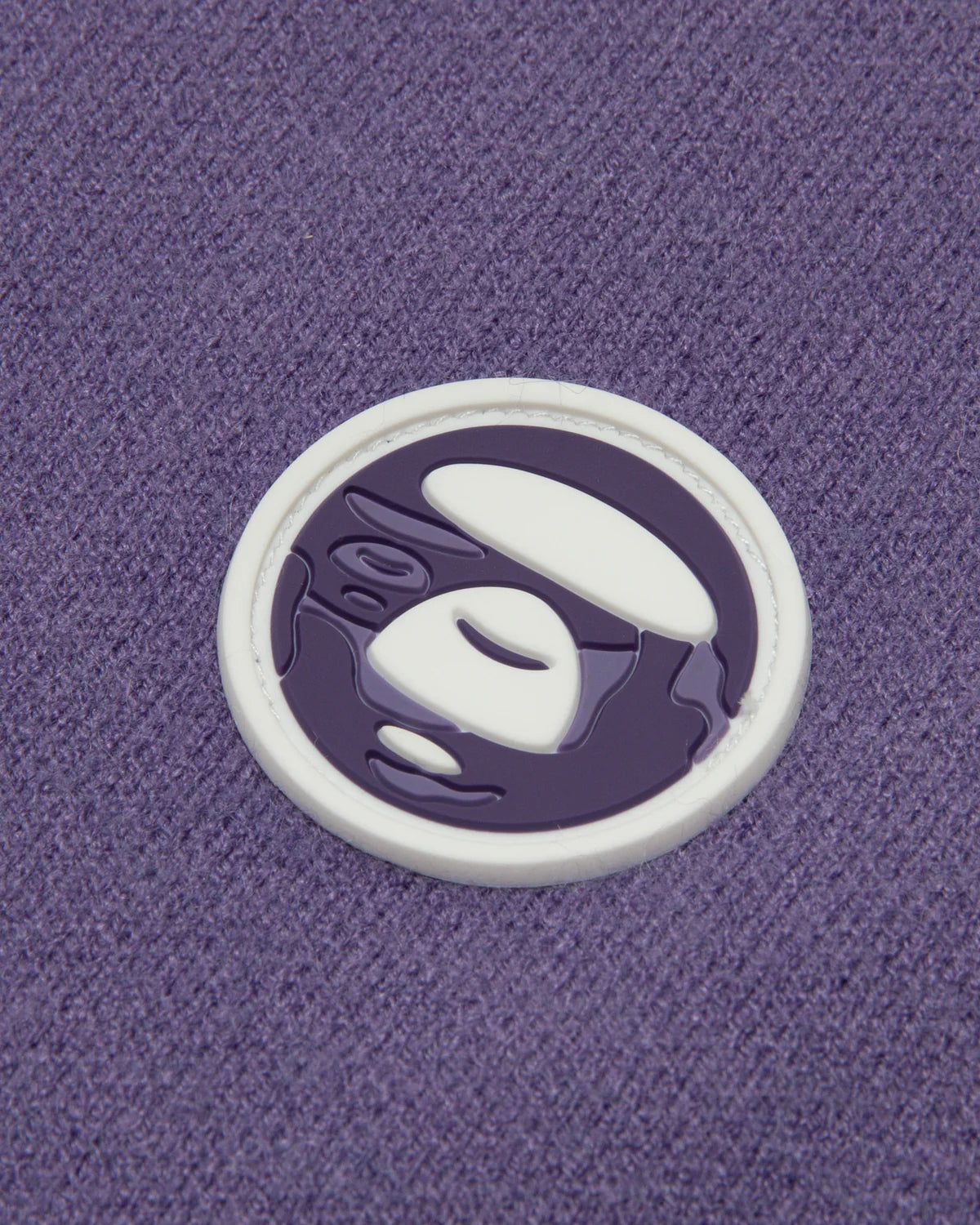 Moonface logo crew neck knit sweatshirt