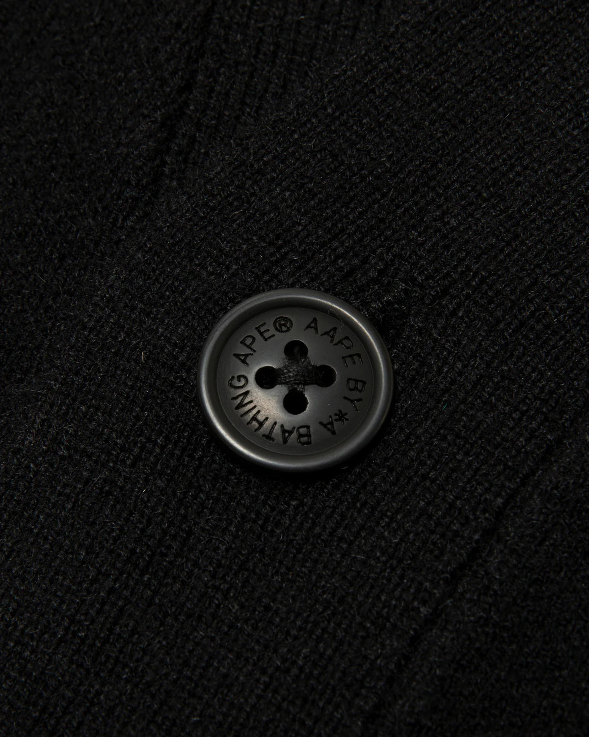 Moonface logo v-neck cardigan