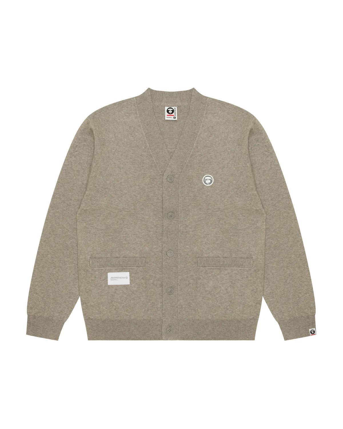 Moonface logo v-neck cardigan
