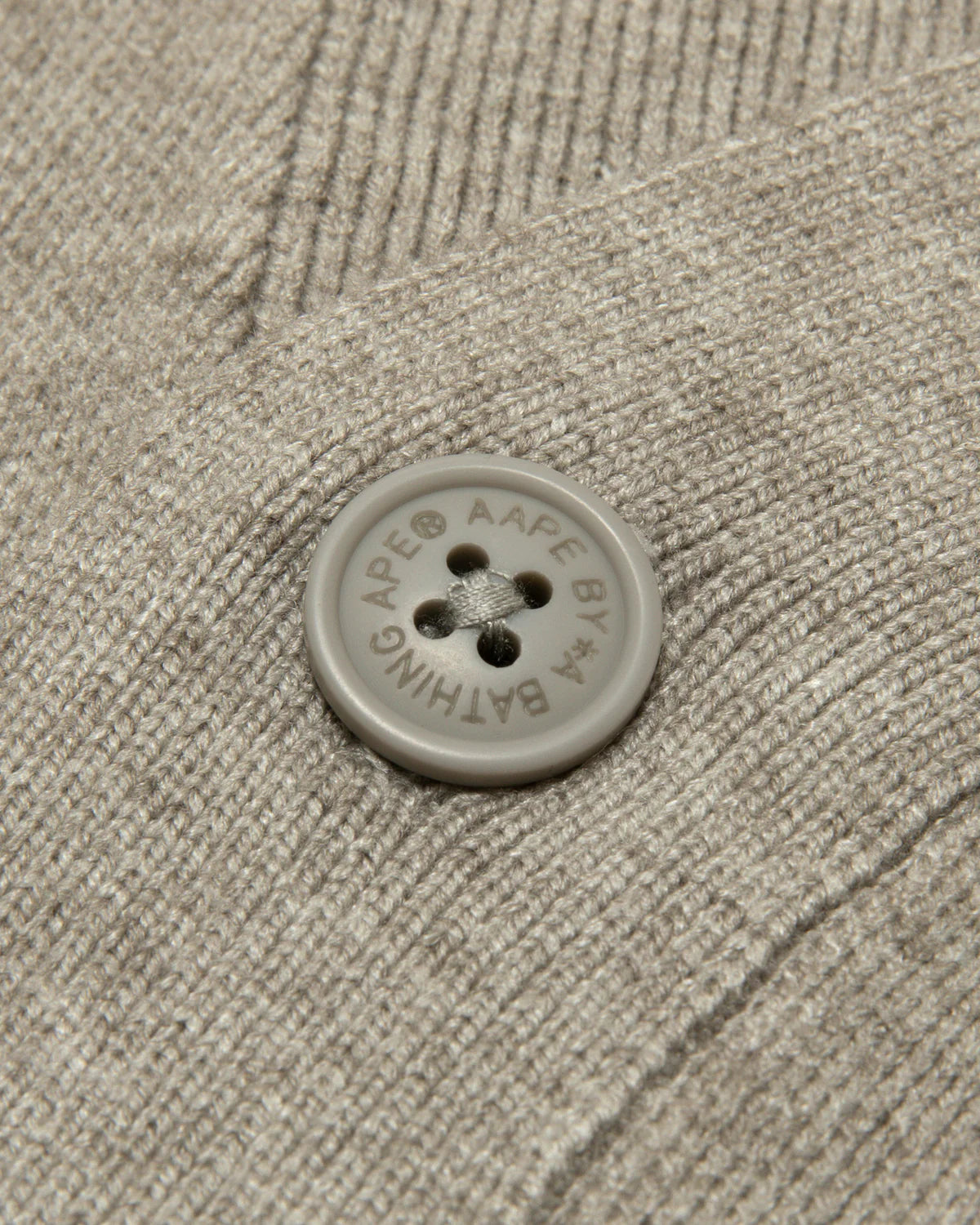 Moonface logo v-neck cardigan
