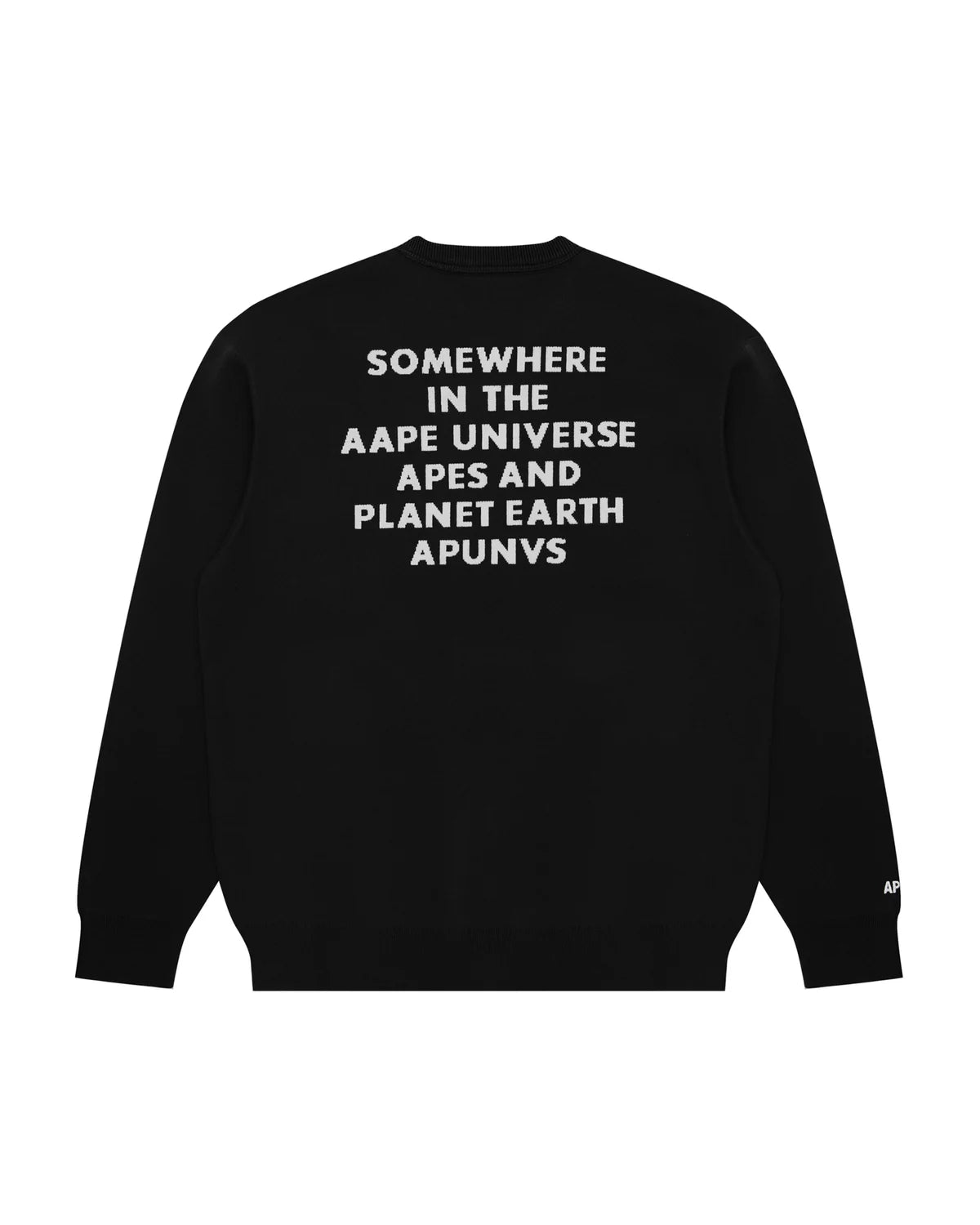 Moonface logo basic knit sweatshirt
