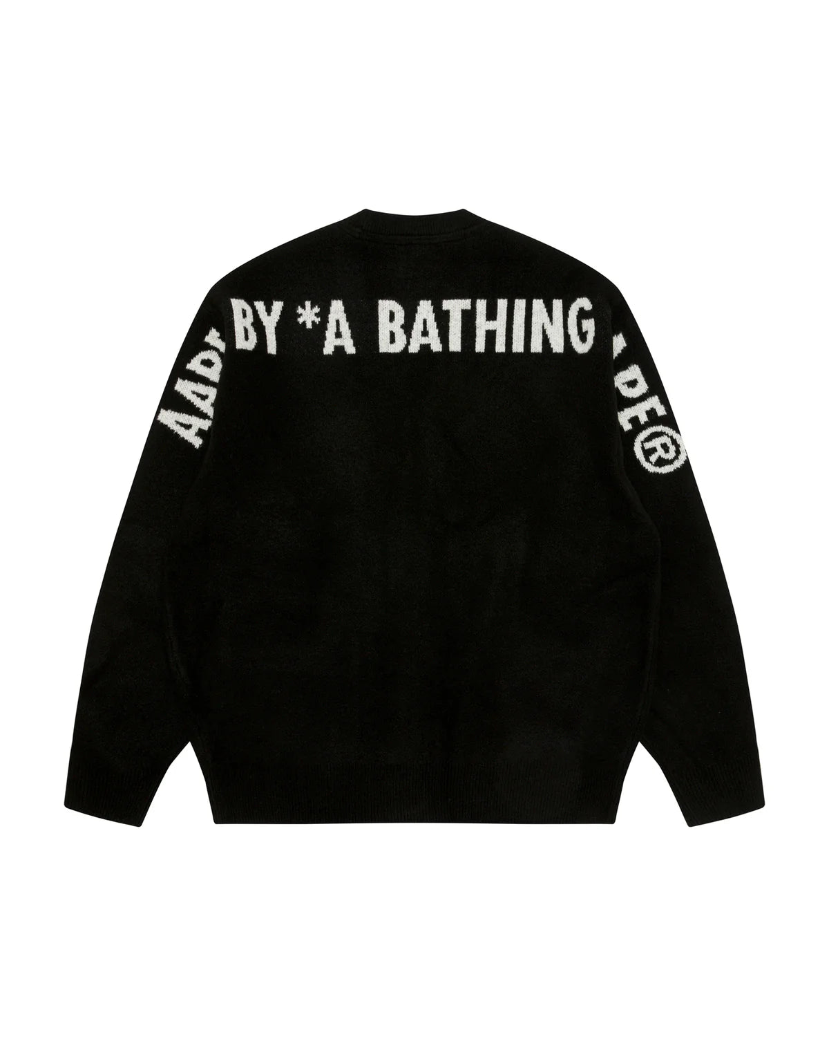 Moonface logo zip-up cardigan