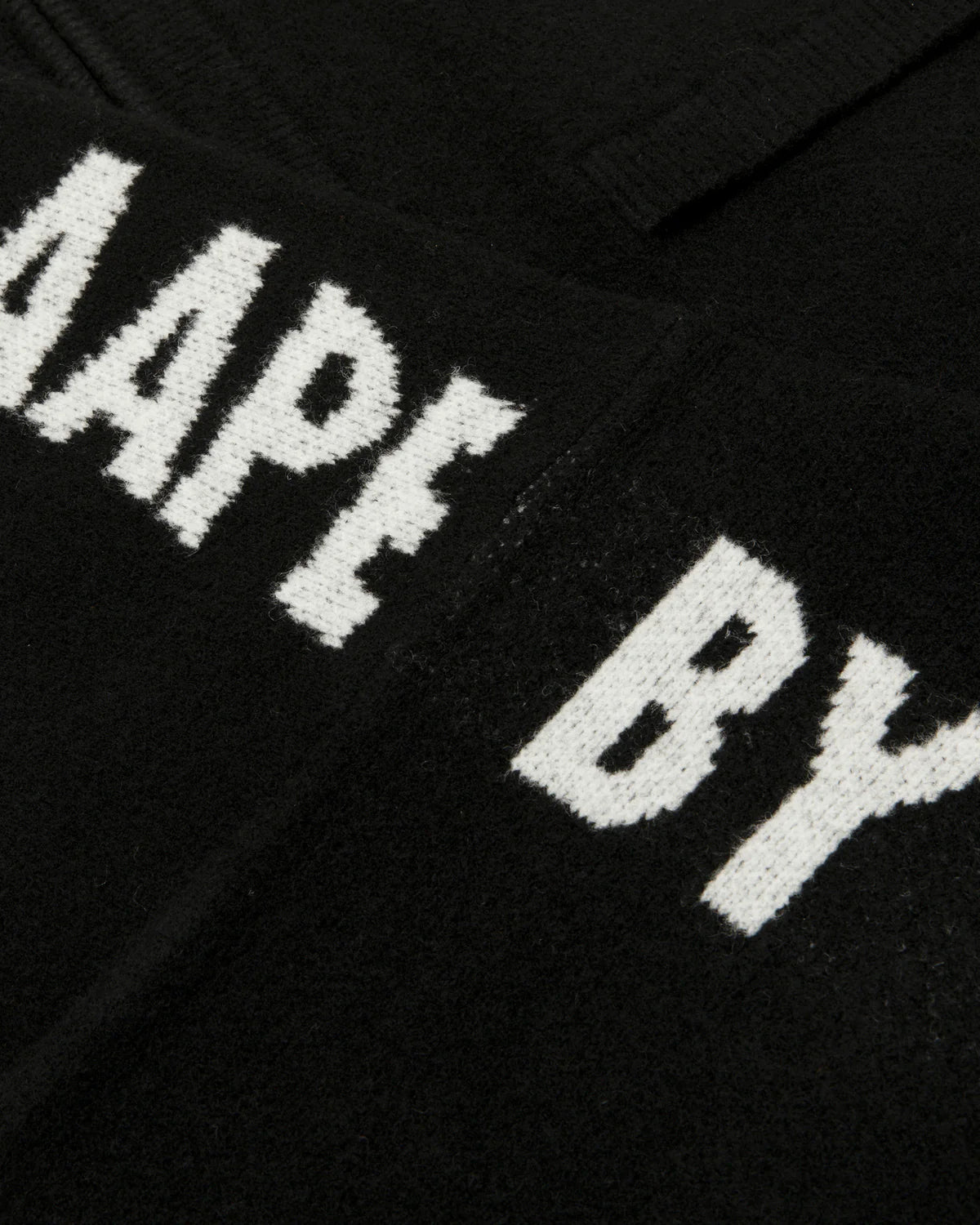 Moonface logo zip-up cardigan