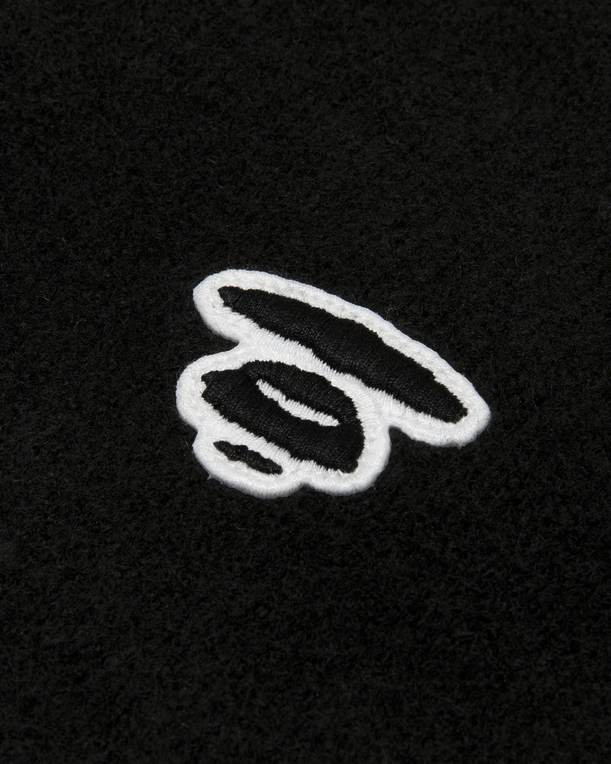 Moonface logo zip-up cardigan