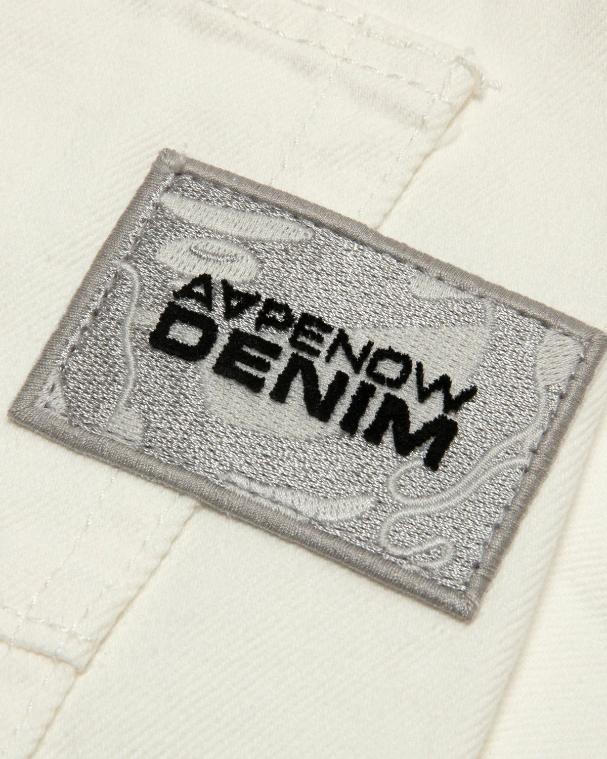 AAPENOW moonface logo jeans