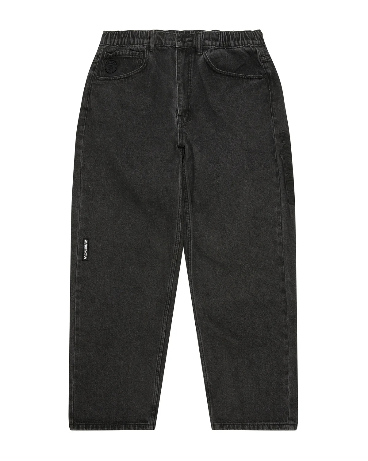 AAPENOW moonface logo jeans