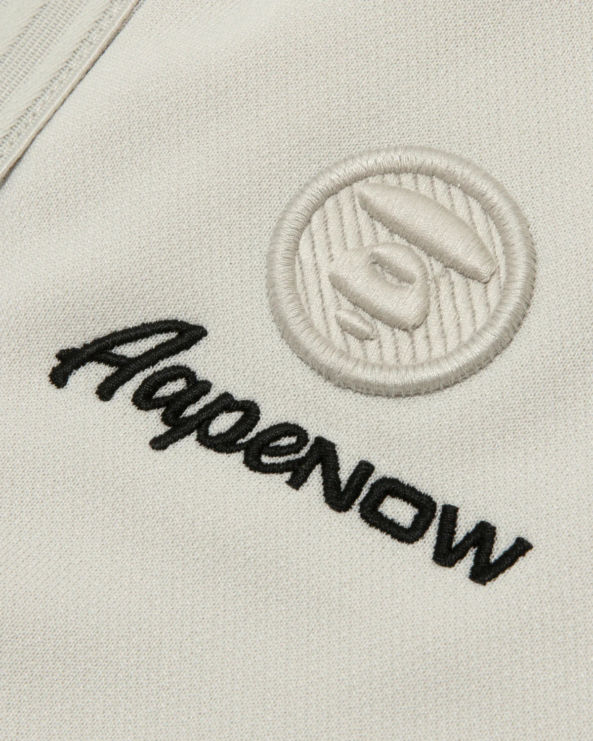AAPENOW moonface logo sweat pants