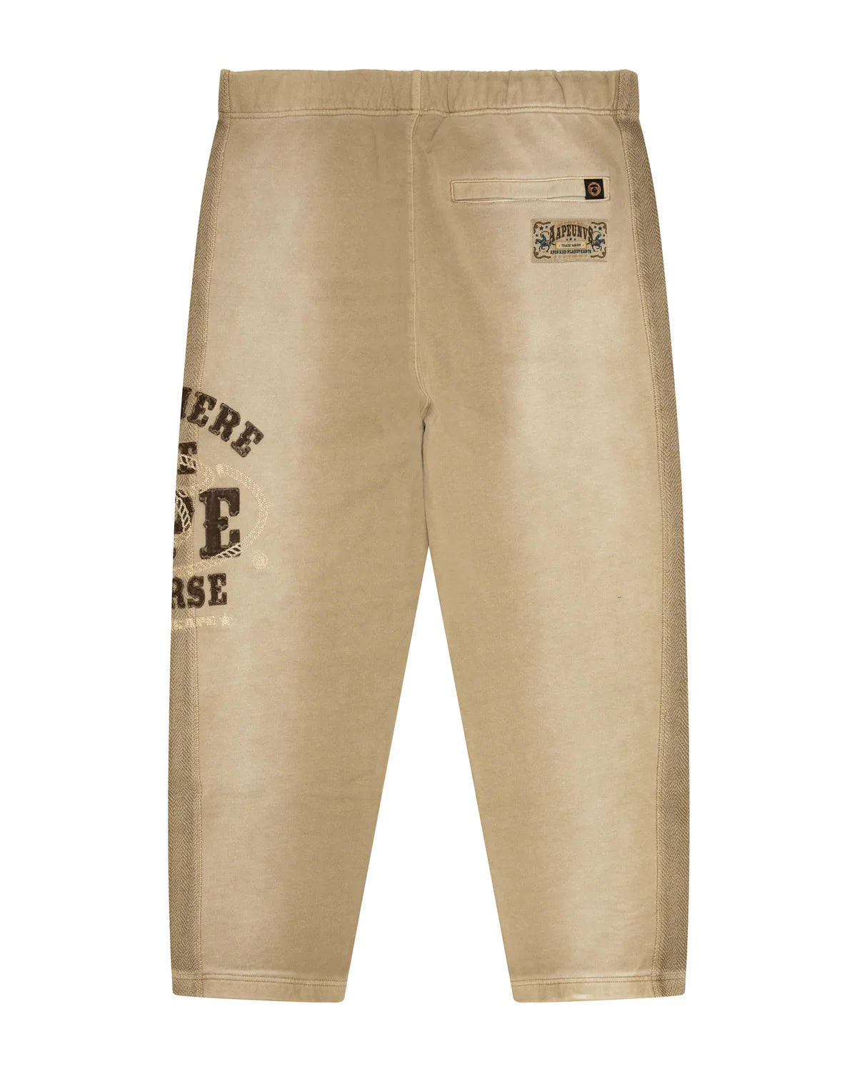 AAPEUNVS moonface logo sweat pants