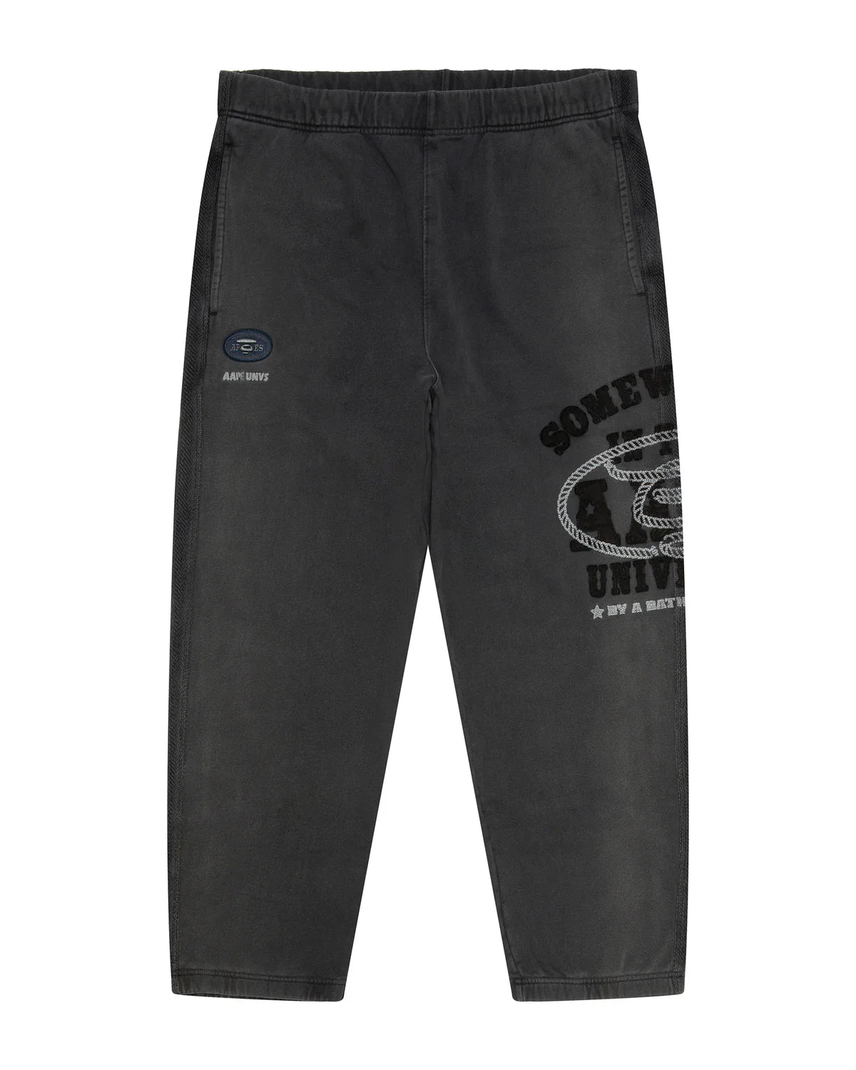 AAPEUNVS moonface logo sweat pants