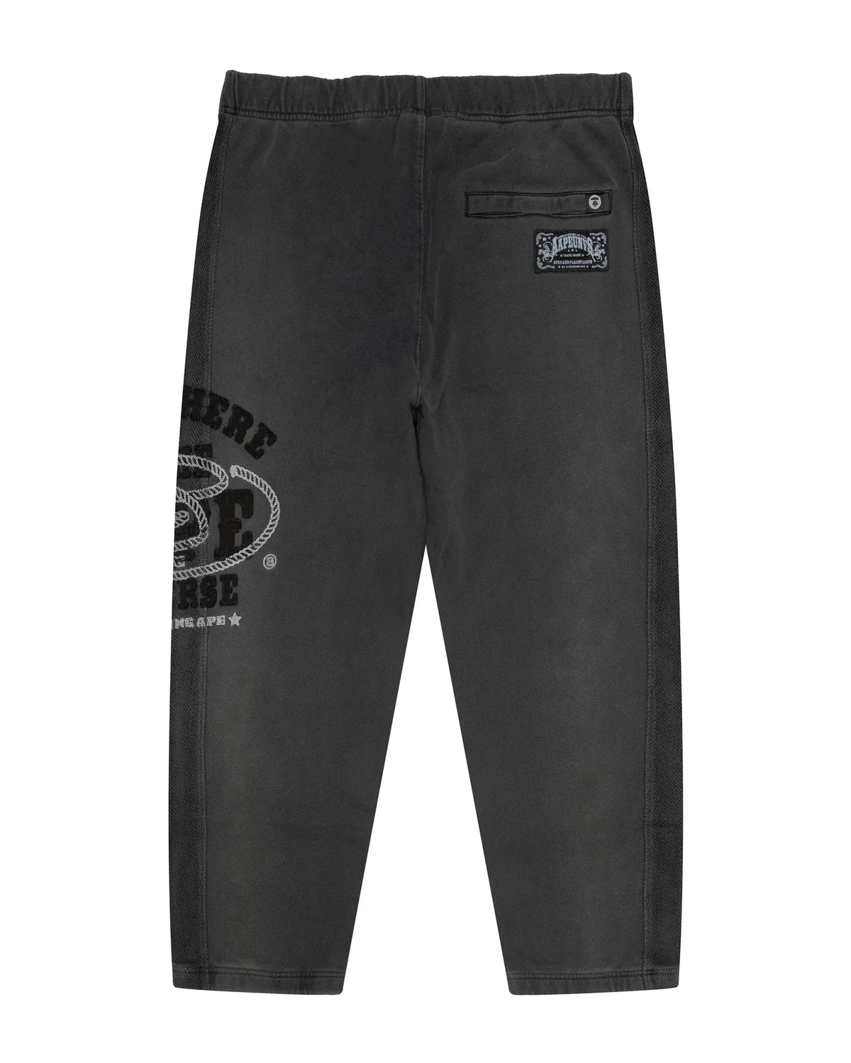AAPEUNVS moonface logo sweat pants
