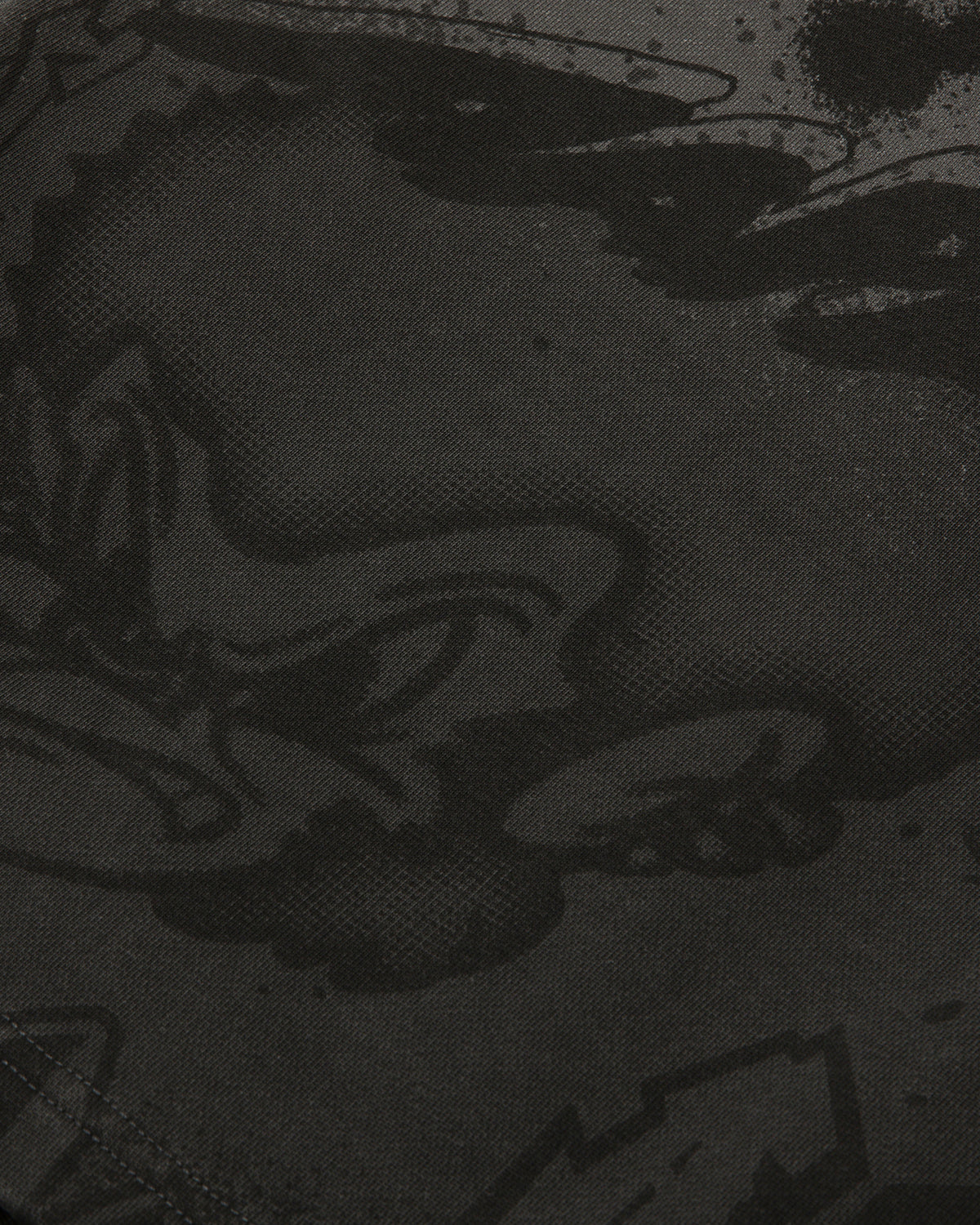 Moonface logo graffiti print sweat shorts