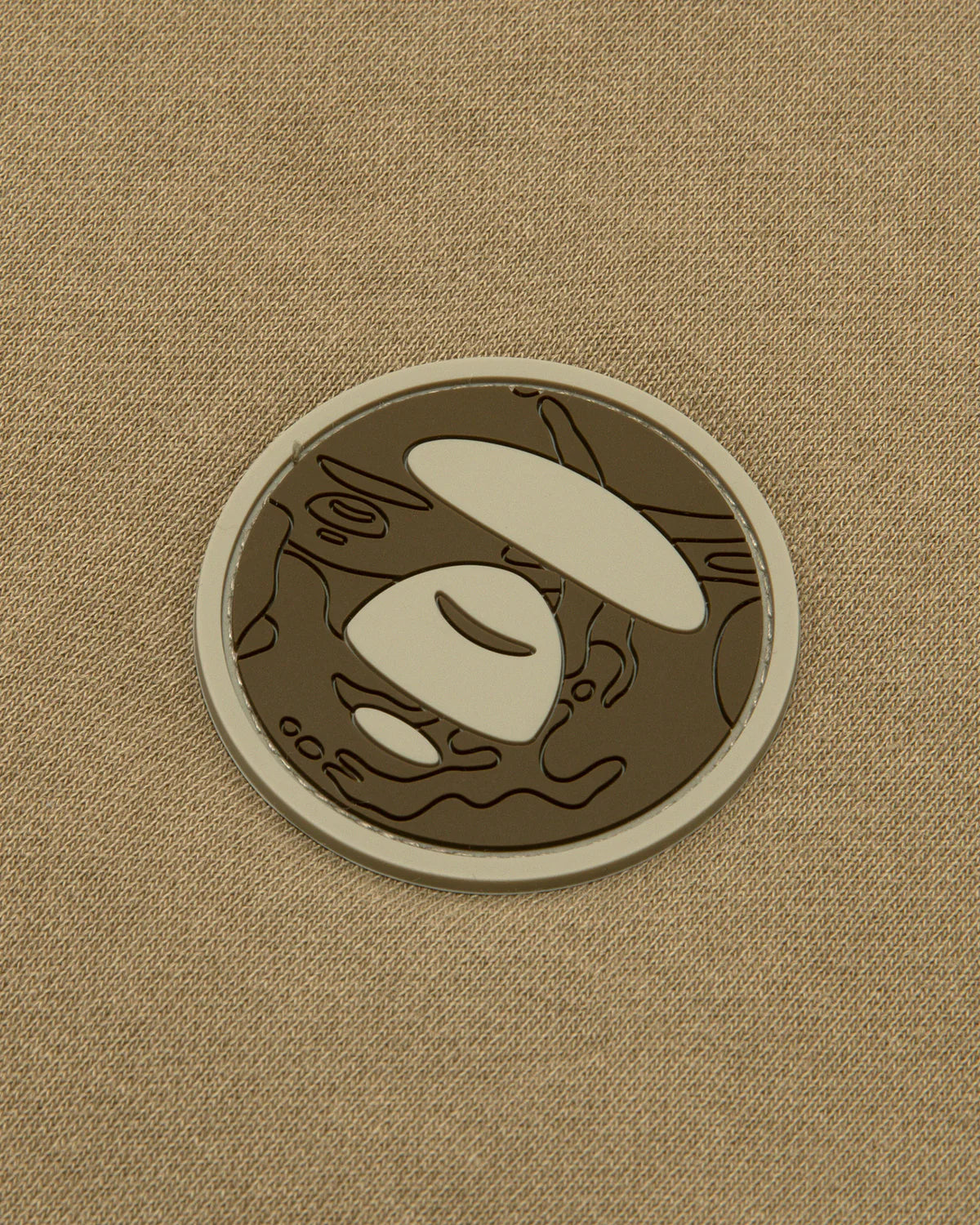 AAPENOW moonface logo crew neck sweatshirt