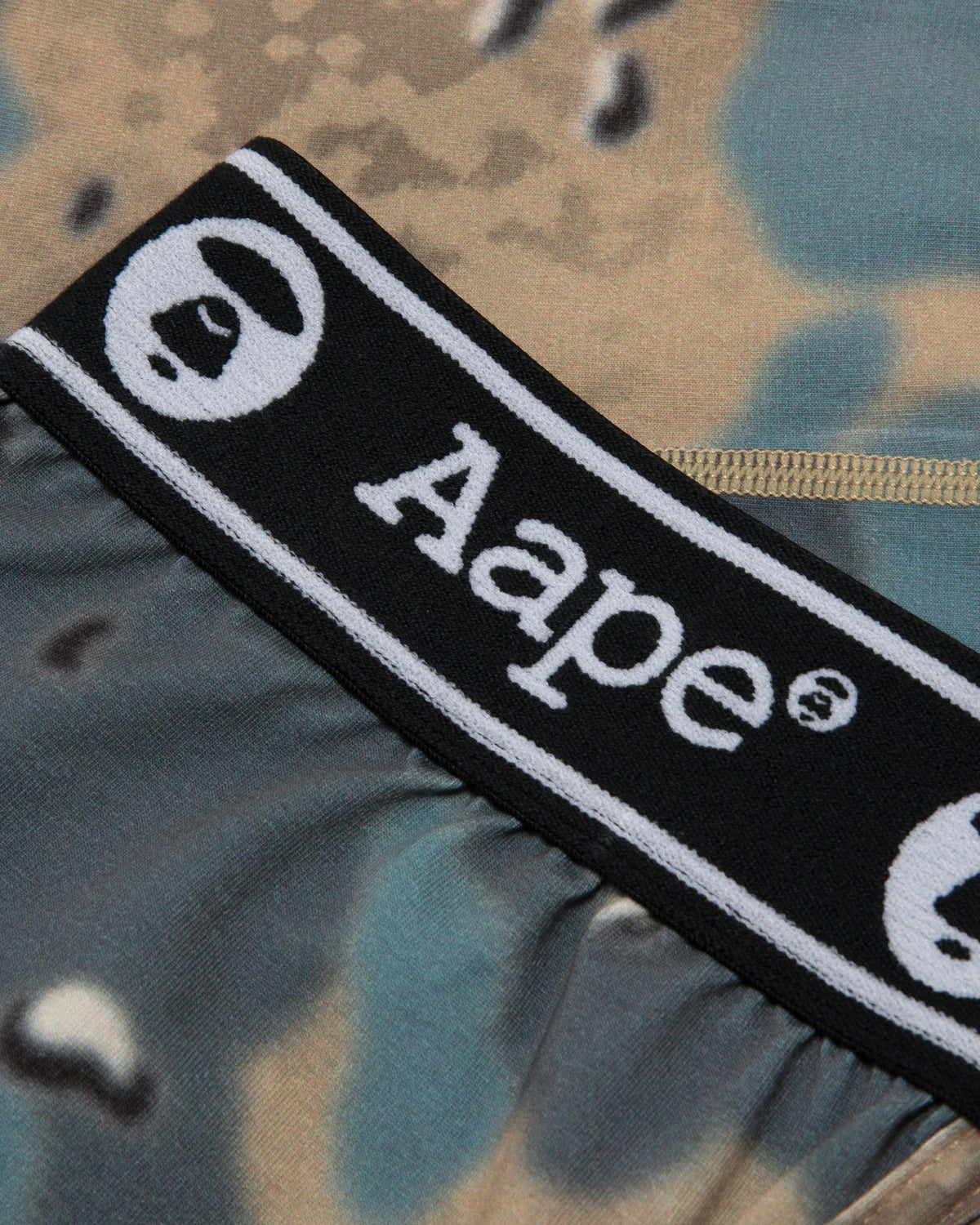 Moonface logo digital camo boxer briefs