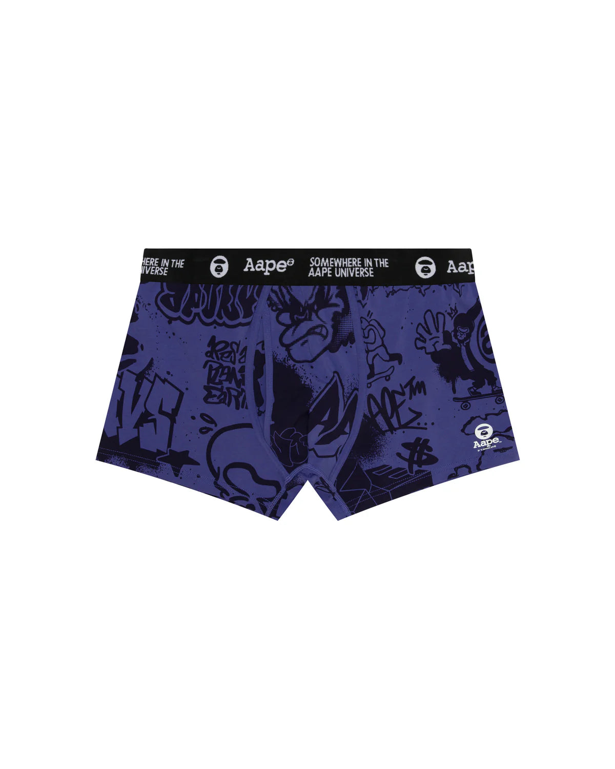 Moonface logo graffiti print boxer briefs