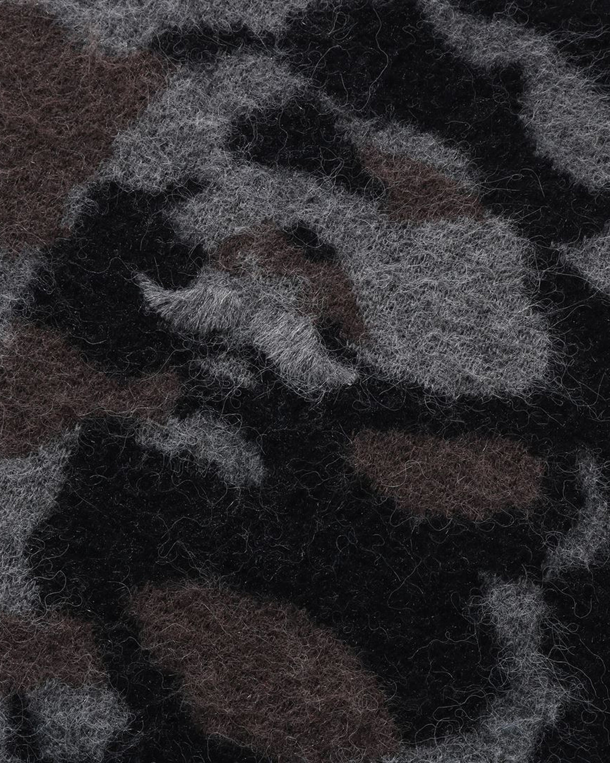 Camo jacquard sweater