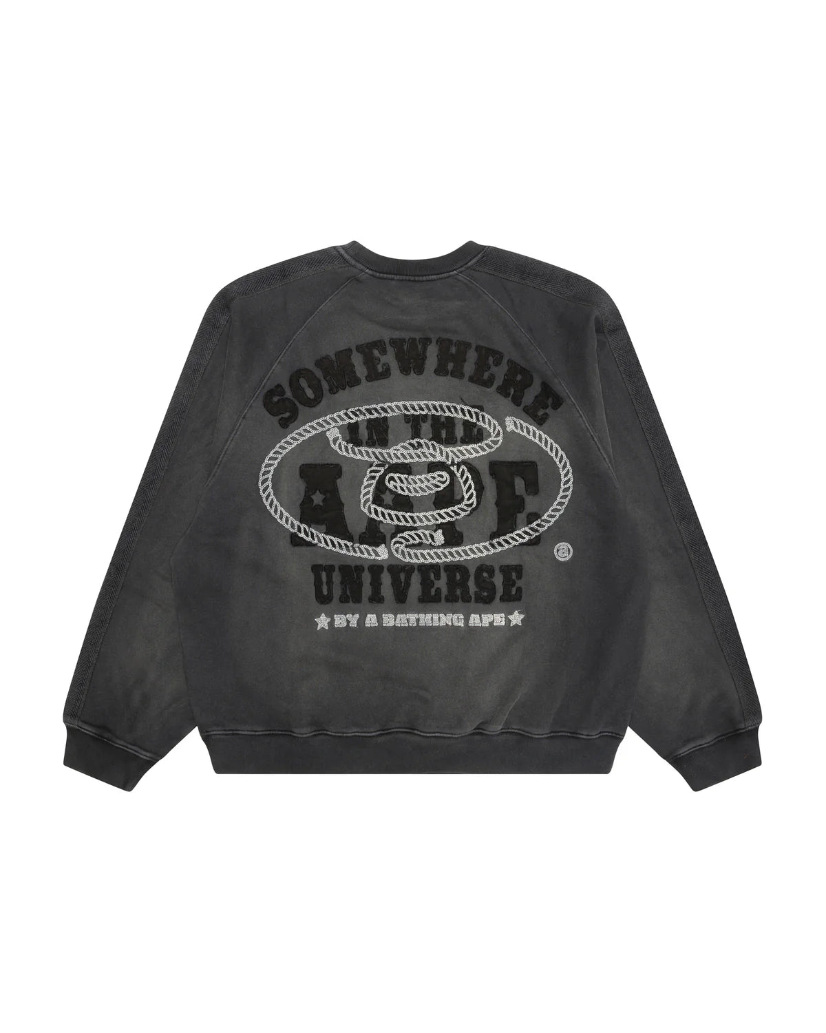 AAPEUNVS moonface logo sweatshirt