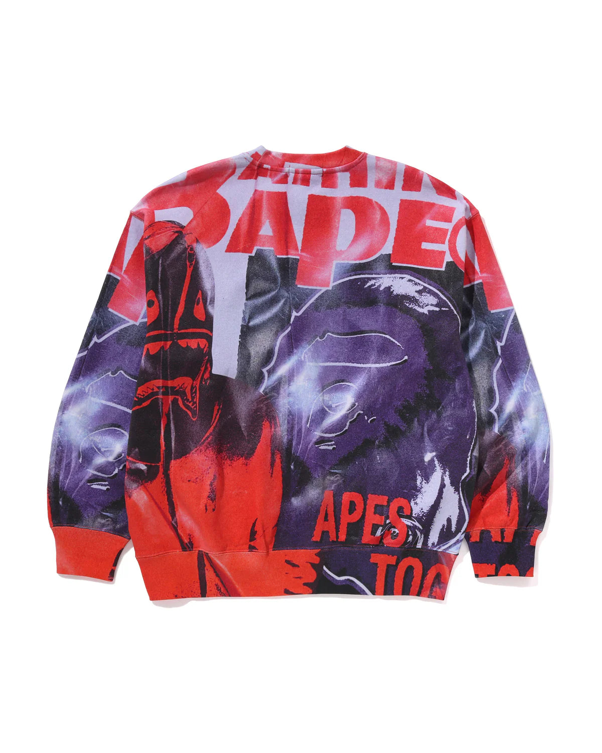 Overprint Relax Fit Crewneck Sweatshirt