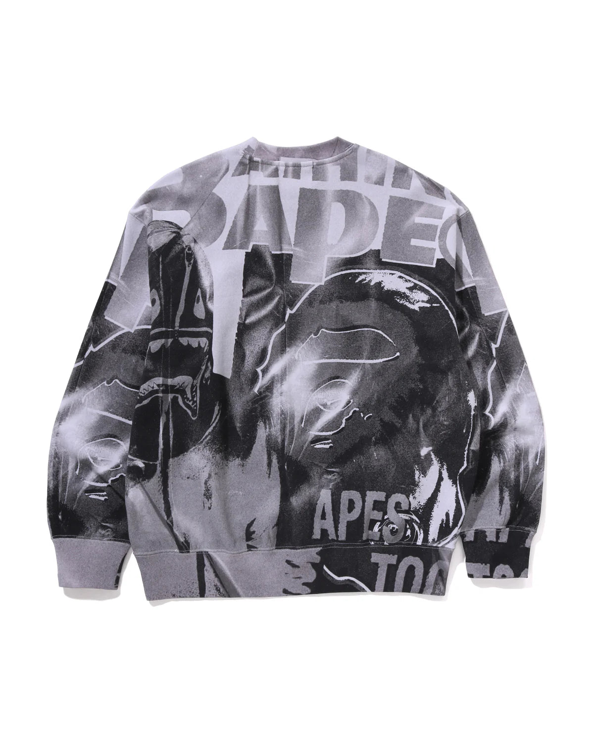 Overprint Relax Fit Crewneck Sweatshirt