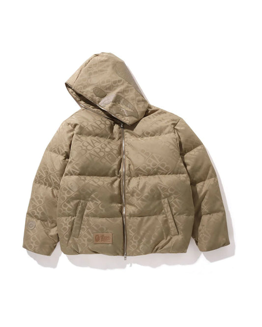 Sport Monogram Shark Hoodie Puffer Down Jacket