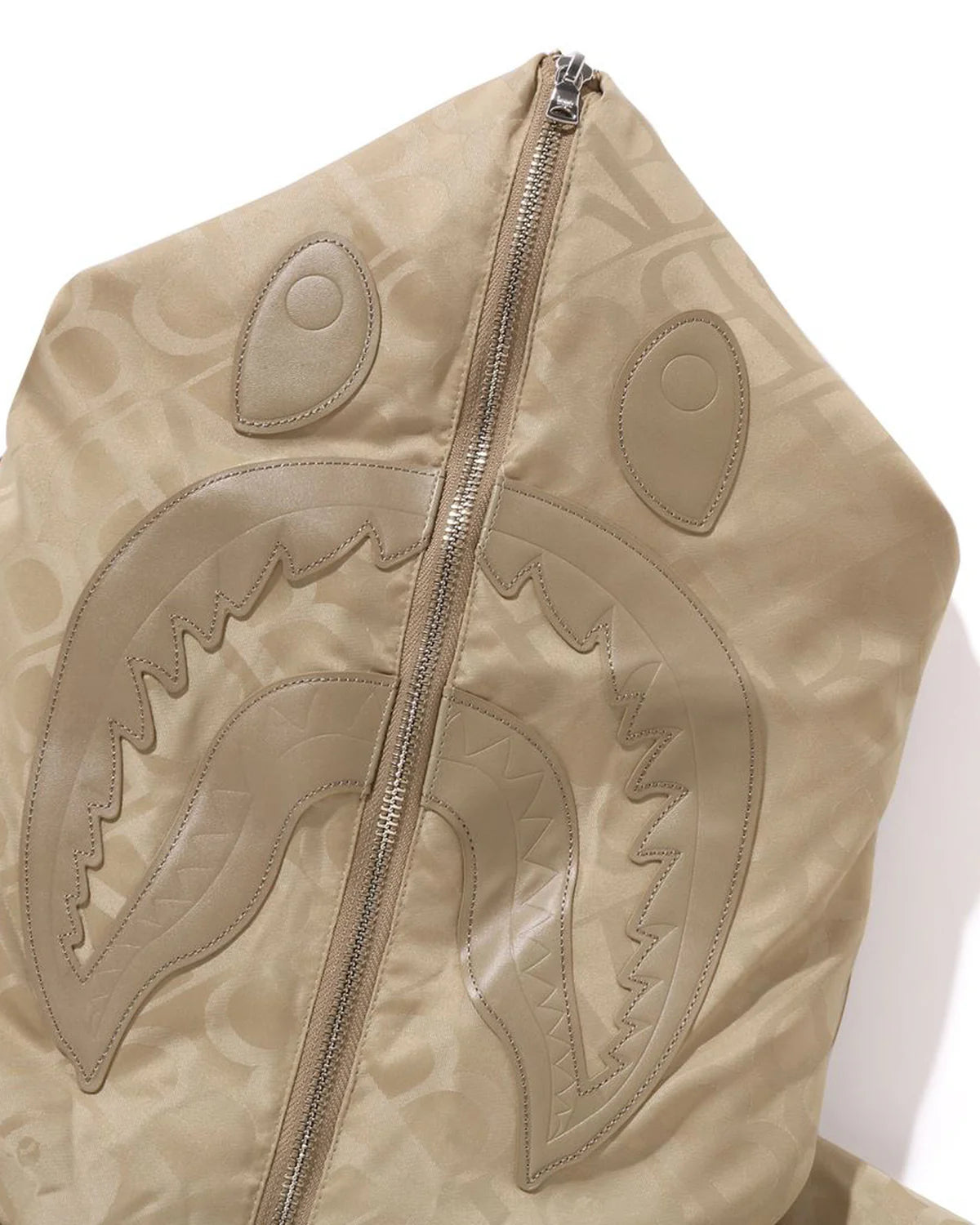 Sport Monogram Shark Hoodie Puffer Down Jacket