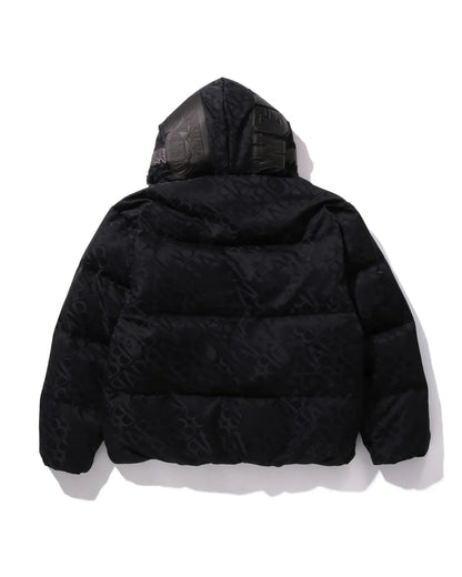 Sport Monogram Shark Hoodie Puffer Down Jacket