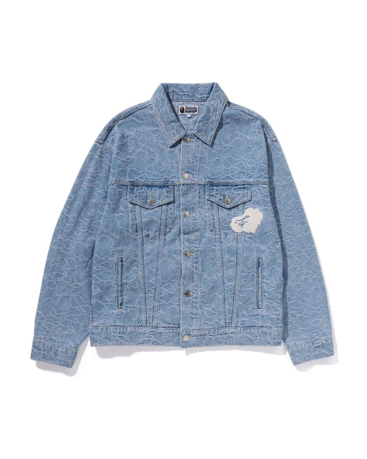 Line Camo Denim Jacket