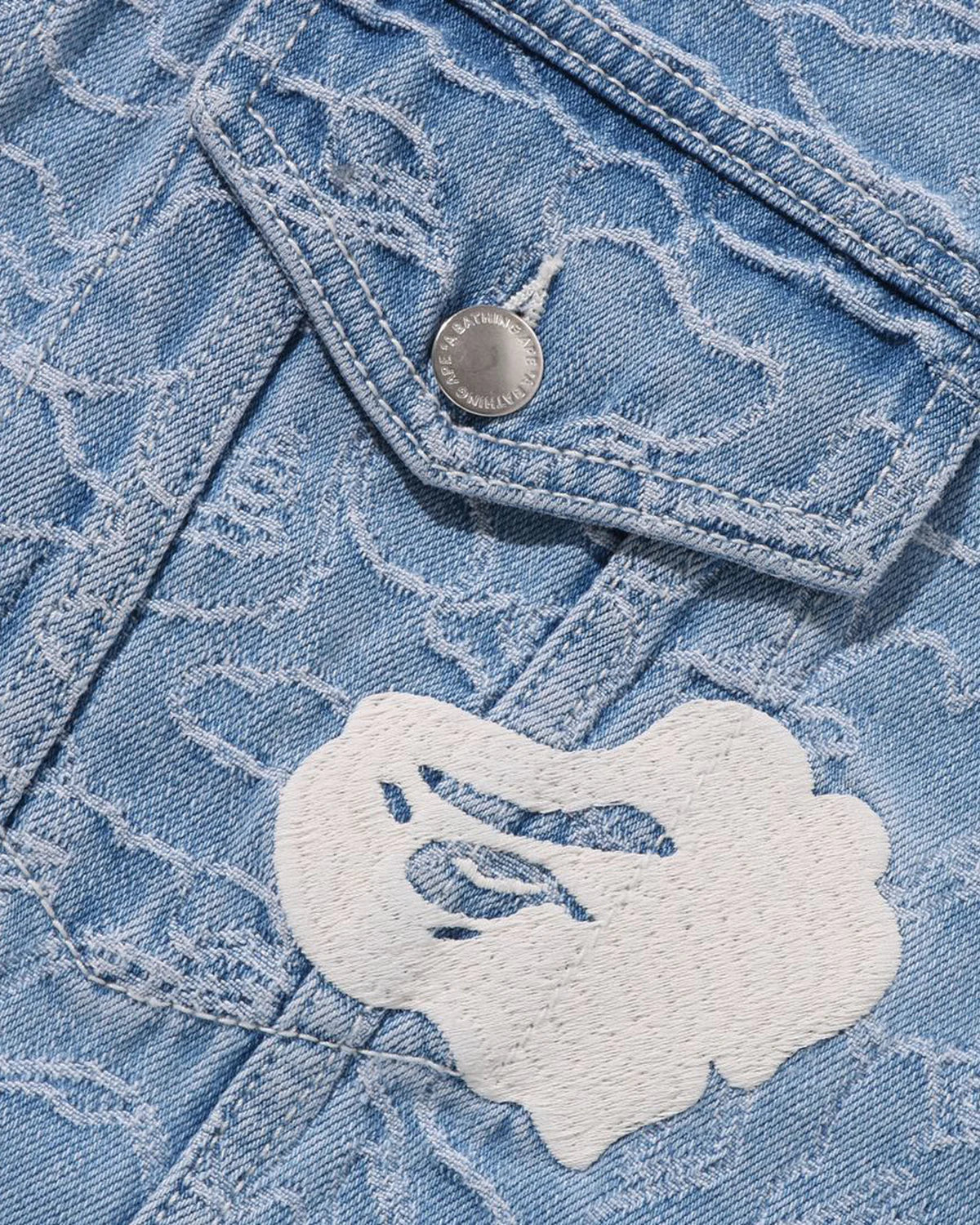 Line Camo Denim Jacket